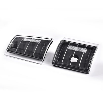 Solid Spare Corner Signal Side Marker Lamps Black Fit For Chevy CK C10 1500 2500 3500 Tahoe