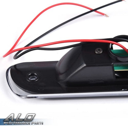 Solid Spare Fit For 1999-2004 Grand Cherokee Black/Clear LED Third 3rd Brake Light Tail Lamp