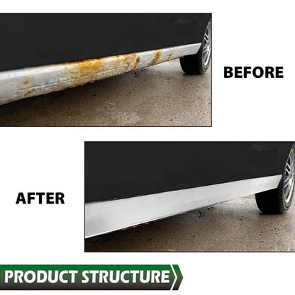 Solid Spare Fit For 2008-2011 Ford Focus 4-Door Slip-on Rocker Panel Left & Right Side