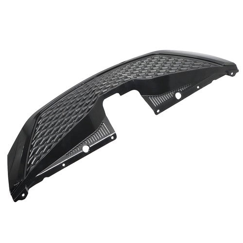 Solid Spare Front Upper Grille Grill Honeycomb ABS Plastic Black For Toyota Sienna 2011-2017