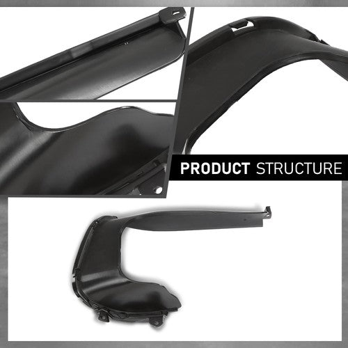 Solid Spare Fit For 11-14 Porsche Cayenne Rear Left Side Bumper Trim Outer PO1182101