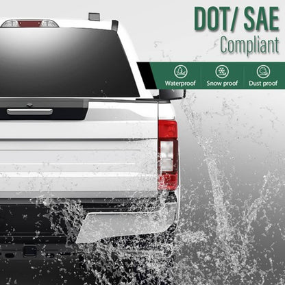 Solid Spare Tail Light Brake Lamp w/Blind Spot Fit For 20-22 Ford F250 F350 Super Duty Right