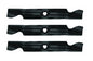 Solid Spare Blades for A171 Cub Cadet 50" RZT 1 Set of 3 Troy Bilt MTD 942-04053C Zero Turn