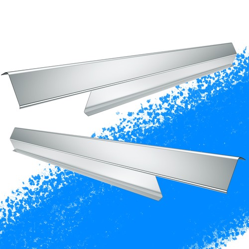 Solid Spare FOR 2008-2011 Ford Focus Slip-on Rocker Panel 4 door Set of Left and Right Side