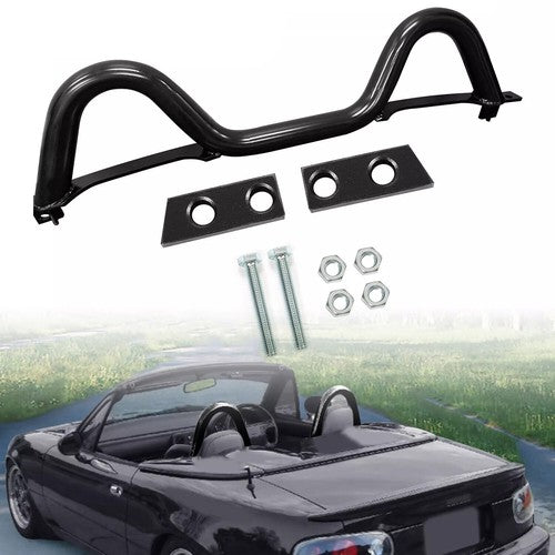 Solid Spare Stainless Steel Polishing Euro Style Roll Bar For 1990-2005 Mazda Miata MX5