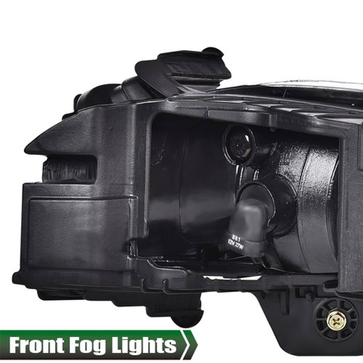 Solid Spare Smoke Bumper Fog Lights Driving Lamps Left+Right Fit For 11-13 Hyundai Sonata