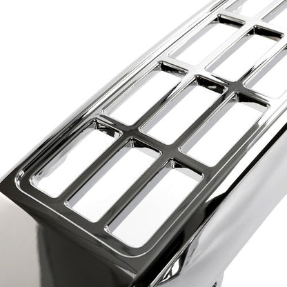 Solid Spare For 17-19 Ford F250 F350 F450 Super Duty Chrome Grille Full Overlay Cover Trim