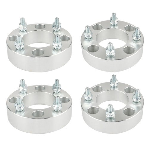 Solid Spare 4Pcs Silver For Honda 4x110 1.5" 74mm Hub Bore M10x1.25 Studs Wheel Spacers