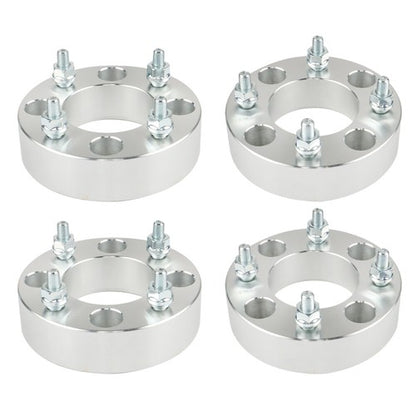 Solid Spare 4Pcs Silver For Honda 4x110 1.5" 74mm Hub Bore M10x1.25 Studs Wheel Spacers