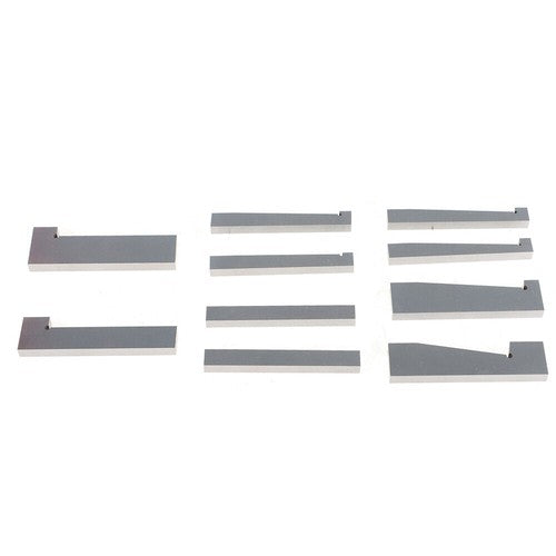 Solid Spare 17 Pcs Hardened Steel Precision Angle Block 1/4 to 45 Degree Set W/Case