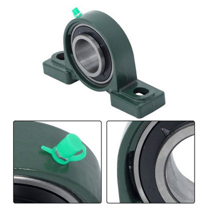 Solid Spare 1-3/4" Bore 2-Bolt 2Pcs UCP209-28 Pillow Block Bearing Self-Aligning Solid Base