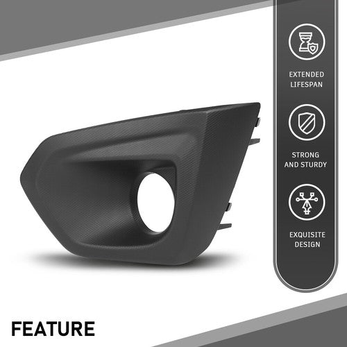Solid Spare Fog Light Bezel Lamp Cover Fit For 2012 2013 2014 Subaru Impreza Left Side