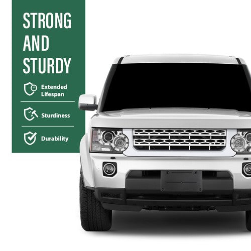 Solid Spare Front Bumper License Plate Mounting Bracket Fit For 10-16 Land Rover LR4