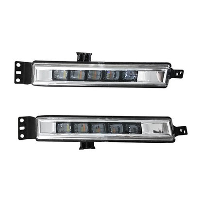 For 2016 2017 Honda Accord Sedan Front Upper/Lower Grille & LED Fog Lights Set