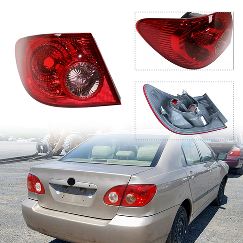 Fit 2003-2008 Toyota Corolla CE LE S Outer Tail Light Tail Lamp LH Driver Side