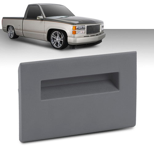 Solid Spare Fit For Chevy GMC Truck 1988-1994 Dashboard Fuse Panel Cover Replacement Gray
