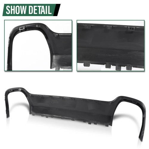 Solid Spare For 2015-18 Jeep Cherokee Air Dam Deflector Lower Valance Apron Rear 68236953AA