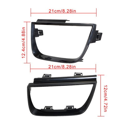 Solid Spare Set Of 4 Fit For Chevy Camaro Series 2010 - 2013 Tail Light Bezel Covers Black