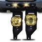 Solid Spare Fit For 05-07 Ford F-250 F-350 F-450 F-550 Yellow Lens Excursion Fog Lights