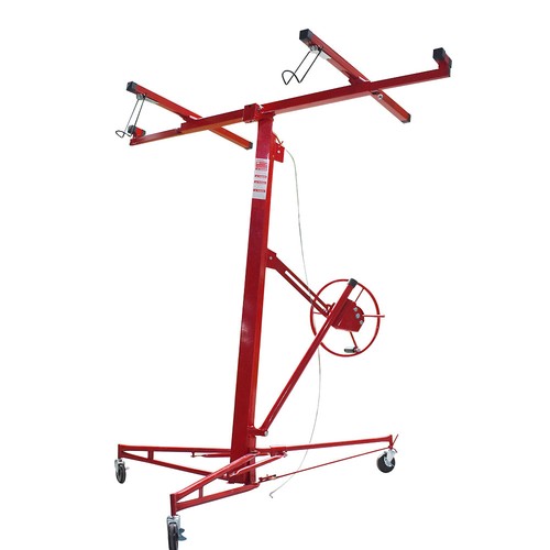 Solid Spare 16FT Drywall Lift Plasterboard Panel Sheetrock Hoist Lifter Carrier Safety Lock