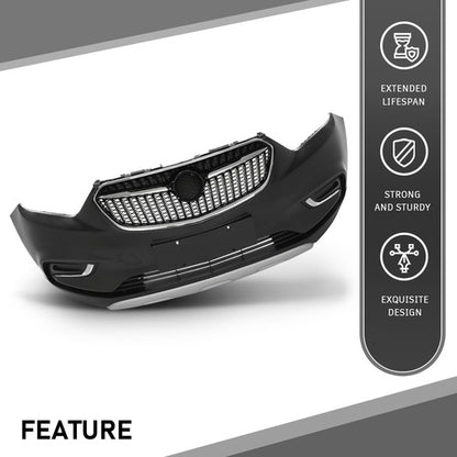 Solid Spare Front Bumper Cover Grille Kit Fit For 2017 2018 2019 2020 2021 2022 Buick Encore