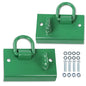 Solid Spare 2Pcs Bolt on Grab Hooks D Rings For John Deere Compact Tractor 1025R 2032R 3320