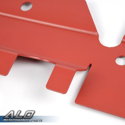 Solid Spare Fit For 2008-2012 Subaru WRX & STi Radiator Shroud & Pulley Belt Cover Combo