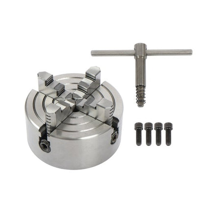 Solid Spare K72-125 5" Lathe Chuck 4-Jaw Reversible - Independent Wood Turning