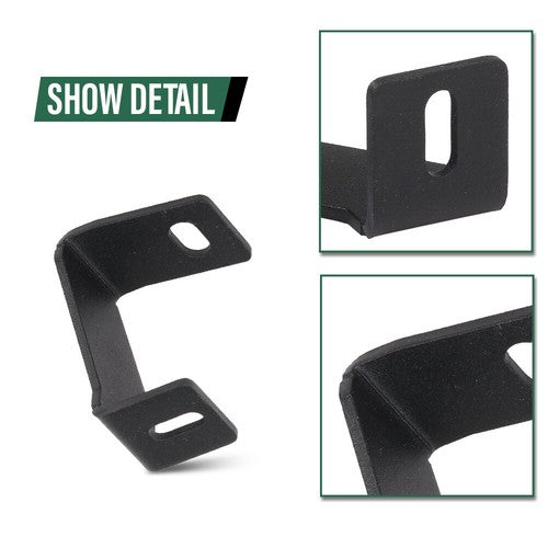 Solid Spare LED Light Pod Hood Ditch Mounting Bracket Fit For 15-23 Ford F150 17-23 Raptor