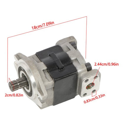 Solid Spare Hydraulic Pump for Kubota M105S M108S M95S M96S Series Tractors 3N300-82200 New