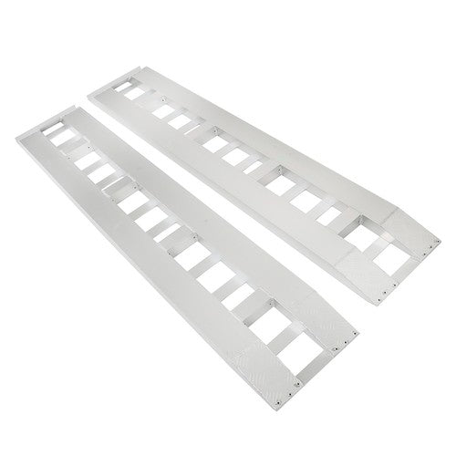 Solid Spare 80"×15" Ramps 6000 LBS 2Pcs Hook end knife Aluminum For Truck Car Auto Trailer