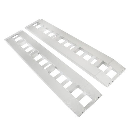 Solid Spare 80"×15" Ramps 6000 LBS 2Pcs Hook end knife Aluminum For Truck Car Auto Trailer