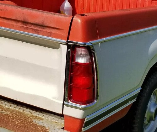 Solid Spare For 1972-1980 Dodge Truck / Plymouth Power Wagon Tail Light Lens Only Pair LH RH