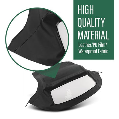 Solid Spare Convertible Soft Top & Plastic Window Fit For 1996-2002 BMW Z3 & M Roadster E36