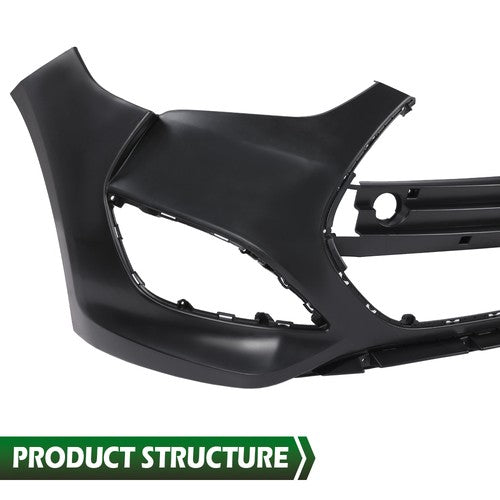 Solid Spare Fit For 2013-2017 Hyundai Veloster Turbo Front Bumper Cover Fascia NEW