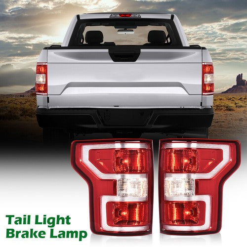 Solid Spare Fit For Ford F-150 Pickup 2018 2019 2020 Brake Tail Light Rear Lamp Left+Right