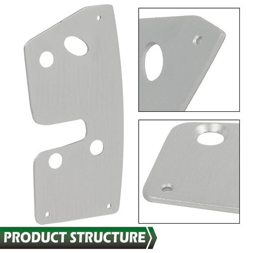 Solid Spare Fit For 93-98 Jeep Grand Cherokee ZJ Door Latch Reinforcement Plate Left Side