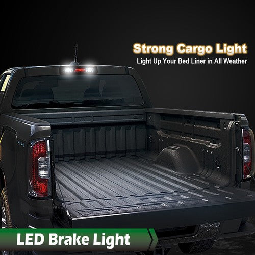 Solid Spare Fit For 15-18 Chevy Colorado/GMC Canyon LED 3rd Brake Light Cargo Lamp Smoke