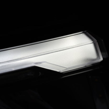 Solid Spare Headlamp Clear Full LED Passenger Black For Nissan Frontier 2022-2024 Headlight