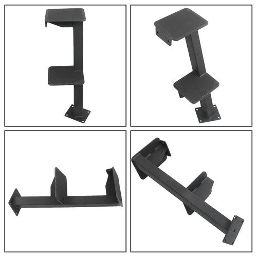 Solid Spare New Boat Step Dual Step Bass Boat Trailer Steps Universal Black High quality