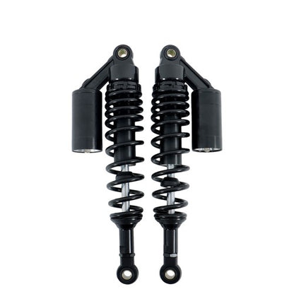 Solid Spare 2X13.5'' 340mm Pair Motorcycle Air Shock Absorber For Honda Yamaha Black