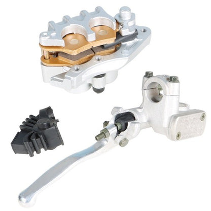 Solid Spare For Honda CR125R 250R CRF250X 450X Front Master Cylinder Lever + Brake Caliper