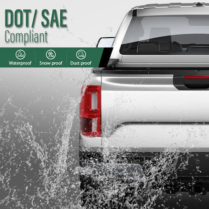 Solid Spare LED Tail Light Fit For 2019-2023 Ford Ranger w/ Blind Spot Brake Lamp Left