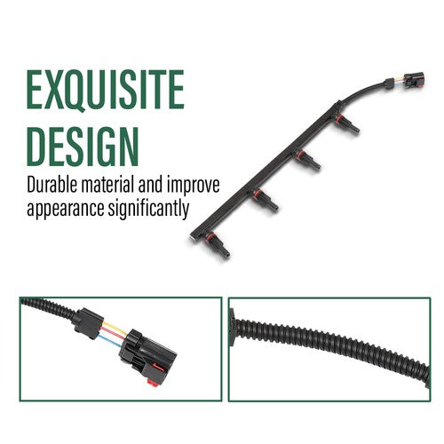 Solid Spare Glow Plug Harness Fit For 03-04 Ford F250 F350 F450 F550 Super Duty 6.0L Right