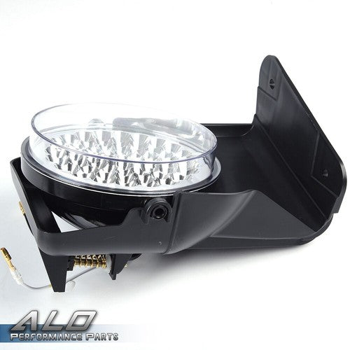 Solid Spare Fit For 03-06 GMC Sierra 1500 2500 3500 Left & Right LED Front Fog Lights