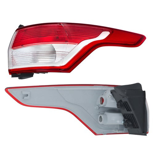 Solid Spare 2pcs Left+Right Red Rear Tail Light Brake Lamp For Ford Escape 2013-2016 Halogen
