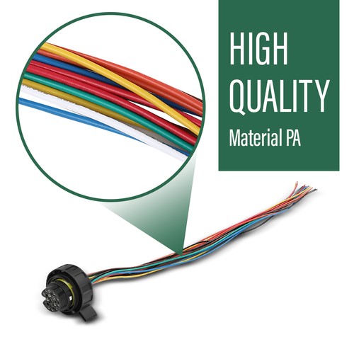 Solid Spare Transmission Wiring Harness Connector Plug 16 Pin 0B5 0AW 0BK 0BW For Audi 2008+