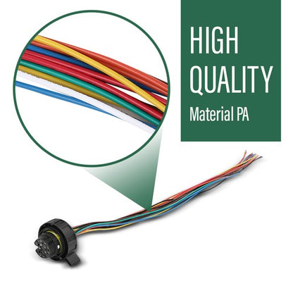 Solid Spare Transmission Wiring Harness Connector Plug 16 Pin 0B5 0AW 0BK 0BW For Audi 2008+