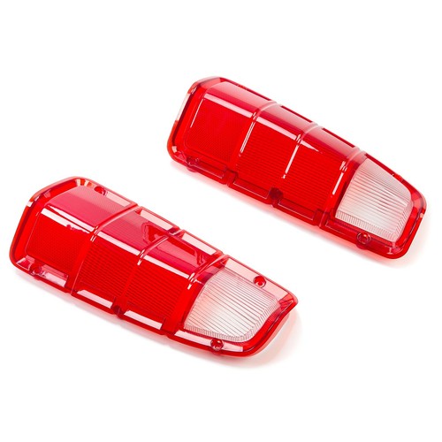 Solid Spare For 1972-1980 Dodge Truck / Plymouth Power Wagon Tail Light Lens Only Pair LH RH