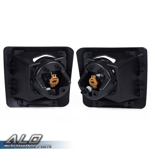 Solid Spare Fit For 14-15 GMC Sierra 1500 Clear Lens Bumper Fog Lights Left & Right Side